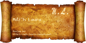 Méh Laura névjegykártya