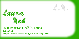 laura meh business card